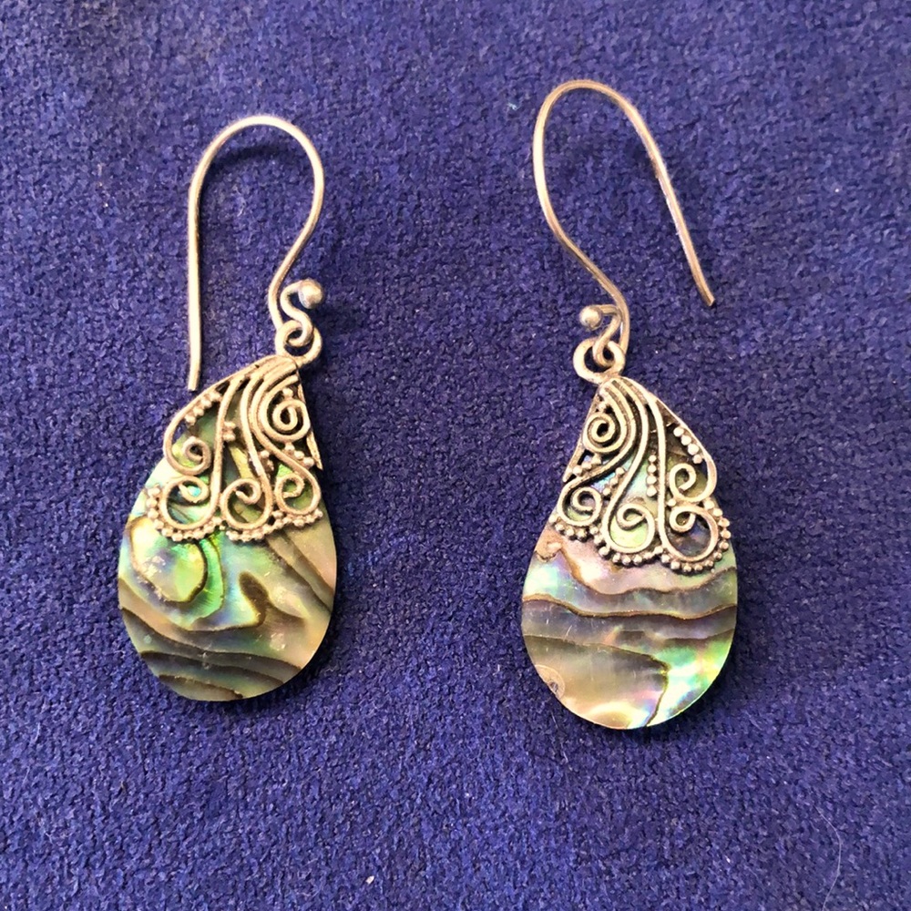 Genuine Abalone Earrings 💕